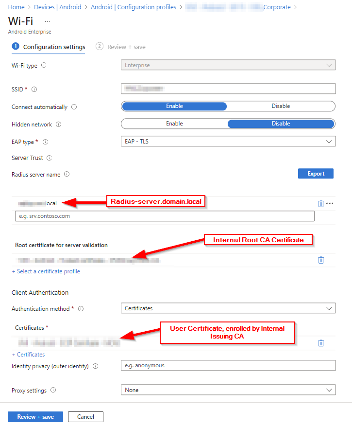 ClearPass EAPTLS WiFi Android 12 Mobile Phones Fatal alert by